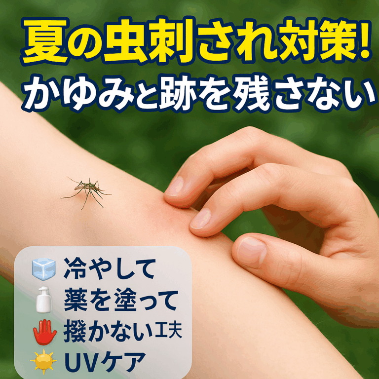 夏の虫刺され対策！かゆみと跡を残さない【2025年版】