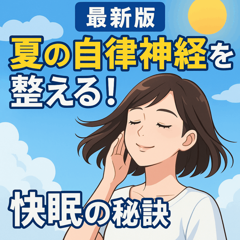【最新版】夏の自律神経を整える！快眠の秘訣【2025年夏】