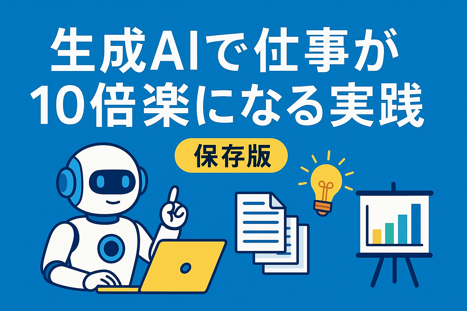生成AIで仕事が10倍楽になる実践術【保存版】