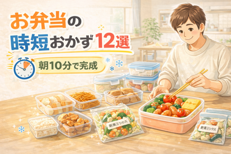 お弁当の時短おかず12選｜朝10分で完成する作り置き＆冷凍テクニック